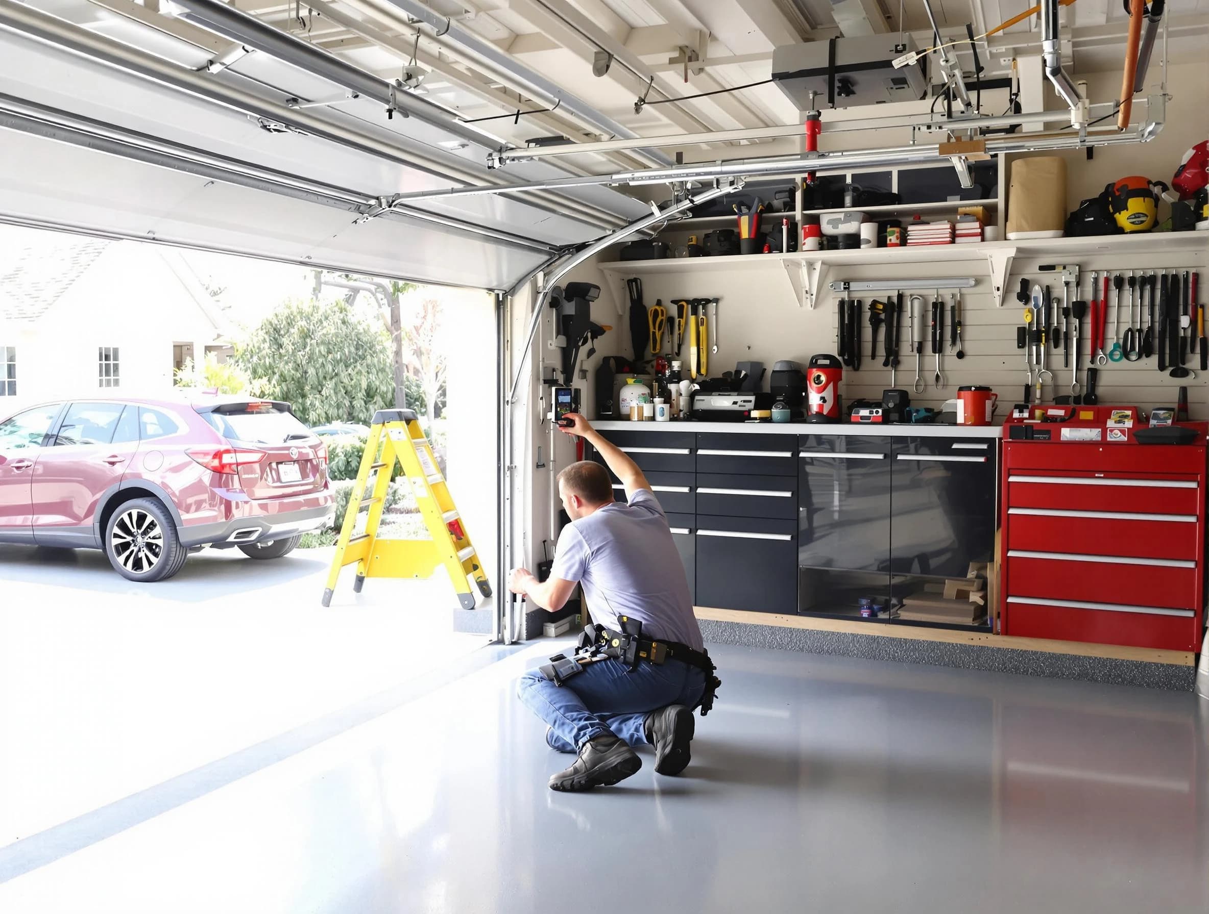 Local garage door repair service by Clifton Garage Door Repair in Clifton