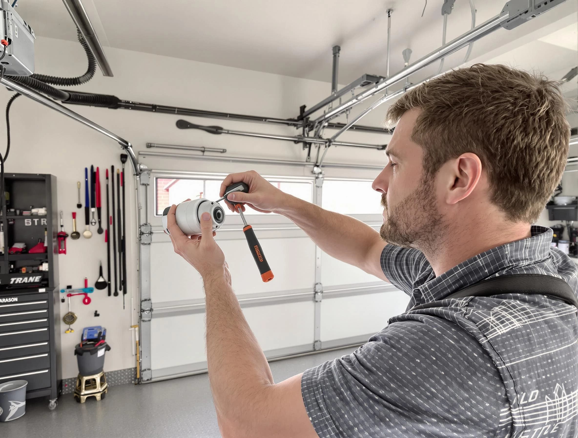 Garage door opener repair service by Clifton Garage Door Repair in Clifton