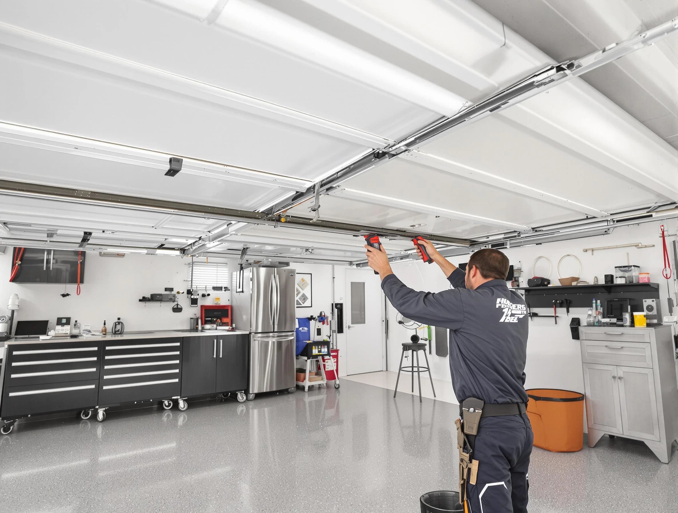Overhead garage door repair service by Clifton Garage Door Repair in Clifton