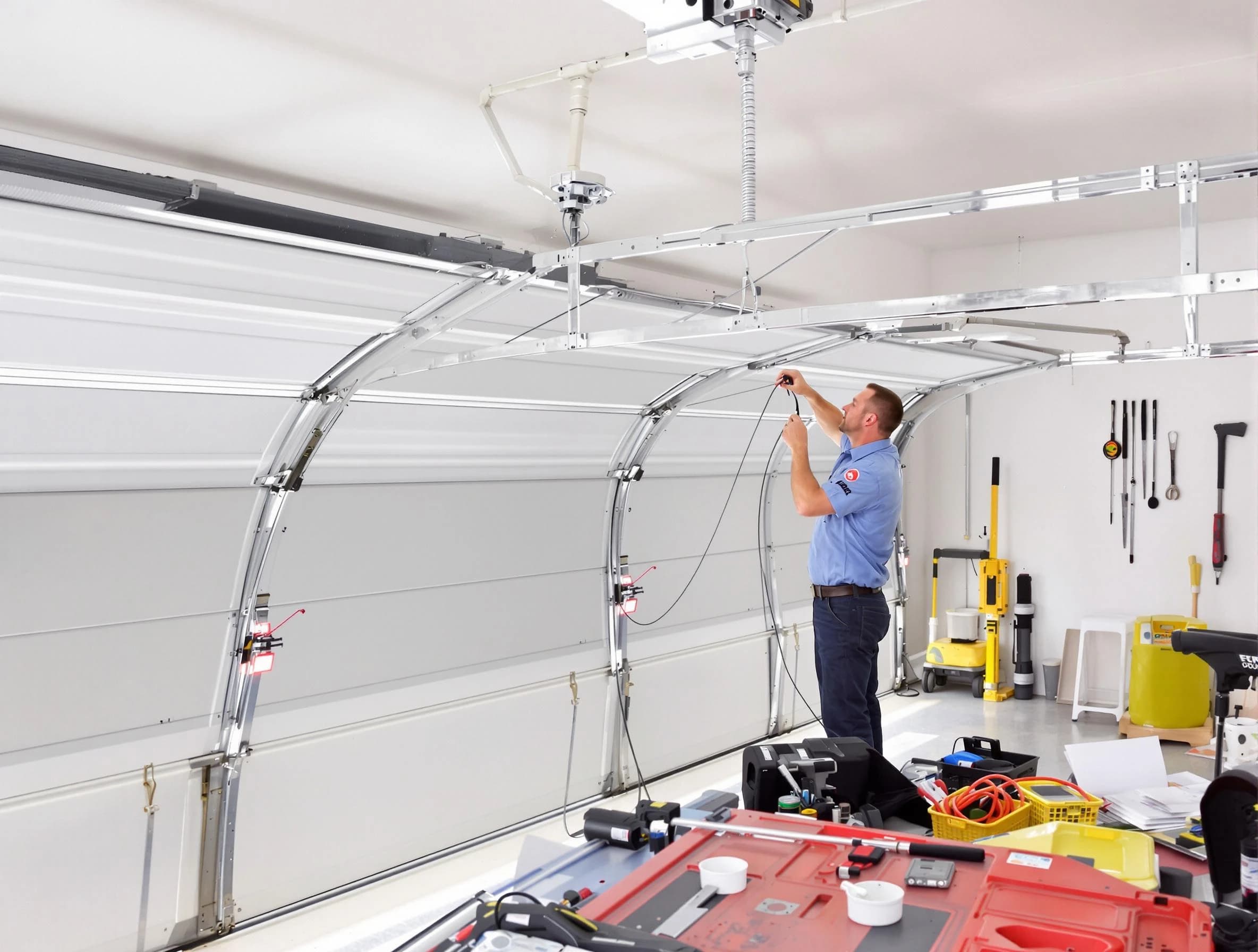 Garage door cable repair service by Clifton Garage Door Repair in Clifton