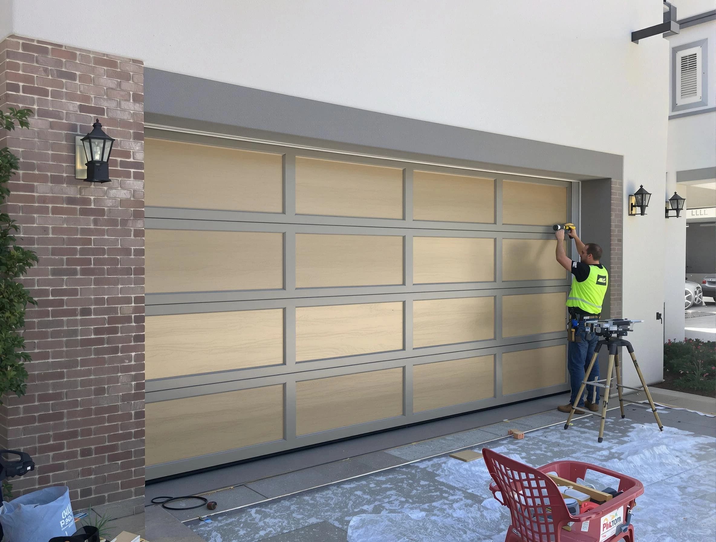 Garage door replacement service by Clifton Garage Door Repair in Clifton