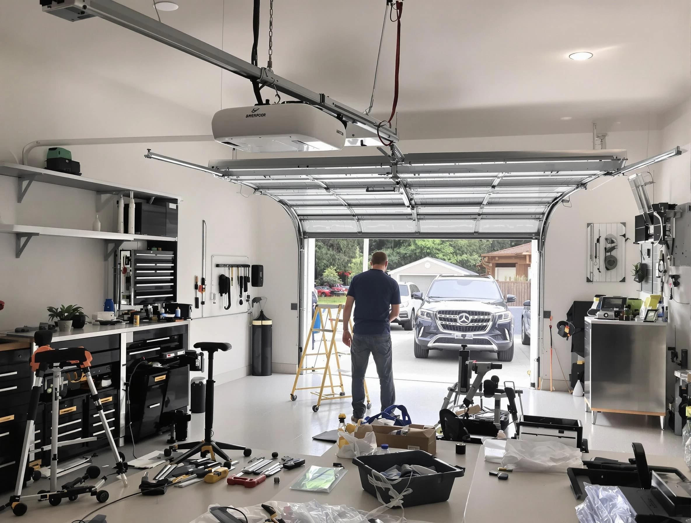 Garage door opener installation by Clifton Garage Door Repair in Clifton
